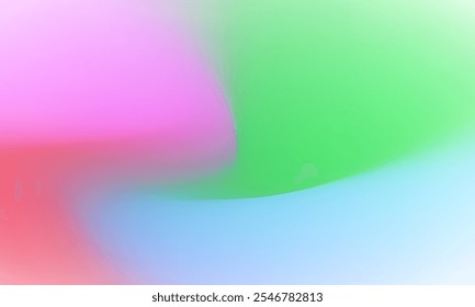 Um fundo de gradiente dinâmico e vibrante com uma mistura de matizes rosa, verde e azul.