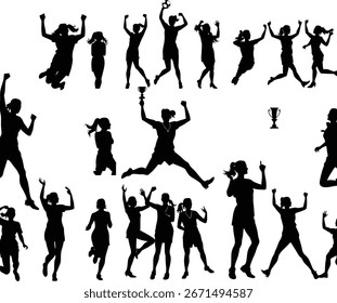 A vibrant and dynamic graphic design featuring a variety of colors and shapes, 