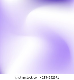 Vibrant Dynamic Watercolor Cold Wallpaper. Violet Curve Lavender Color Smooth Surface. Spotlight Purple Trendy Liquid Gradient Background. White Fluid Fashion Pastel Paint Swirl Gradient Mesh.