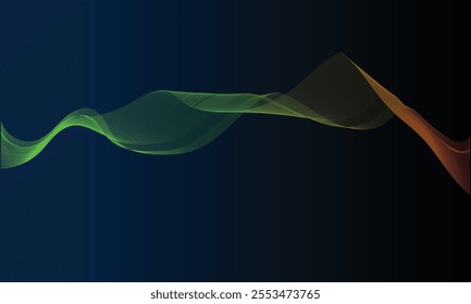 Vibrant Dynamic Waveform Spectrum Design