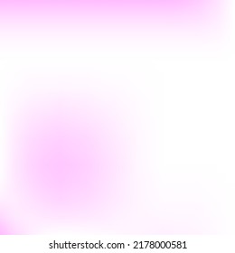 Vibrant Empty Pastel Light Smooth Blurry Background. Barbie Pink Bright Minimal Trendy Gradient Backdrop. Digital Fashion Liquid Watercolor Gradient Mesh. Vector Soft White Color Smooth Surface.