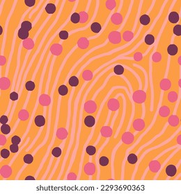 Vibrant Endless Elegant Modern Set Print. Bright Seamless Contemporary Graphic Organic, Seamless Vector. Vivid Repetitive Fashion Tropic Textile Pattern. 