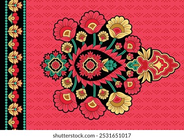 Vibrant Exotic Floral Patterns in Seamless Designs, Perfect for Multicolor Textiles.