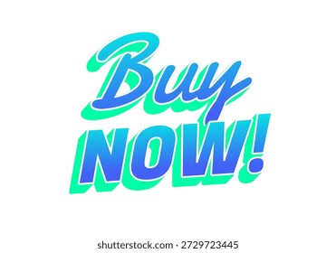 Um gráfico vibrante e atraente com o texto Comprar AGORA! em uma fonte elegante, enfatizando urgência e ação.