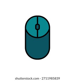 Icono vibrante y llamativo de la línea de color del mouse, ideal para proyectos relacionados con la tecnología, Diseño web e interfaces de usuario. Una versión moderna de la navegación digital.