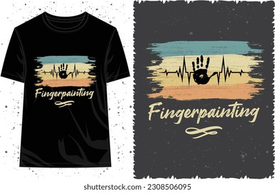 Vibrant and eye-catching t-shirt design featuring a playful combination of geometric shapes and
retro vintage colors.