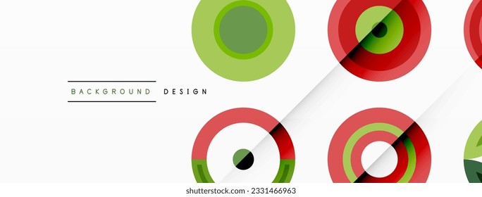 Vibrant and eye-catching vector background featuring a grid of colorful circles arranged in a patterned composition, perfect for modern and trendy designs