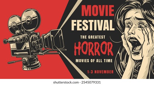 Vom 1. bis 3. November findet ein lebendiges Festival statt, das den größten Horrorfilmen gewidmet ist, mit Filmvorführungen, spannenden Diskussionen und spannenden Aktivitäten für alle Fans.