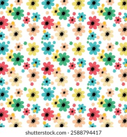 The Vibrant Flower Vector Illustration
