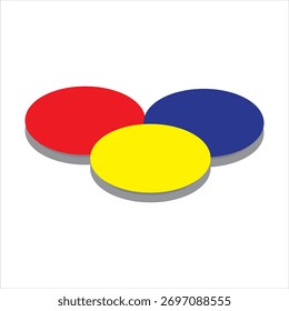 Vibrant flowing abstract color splash design