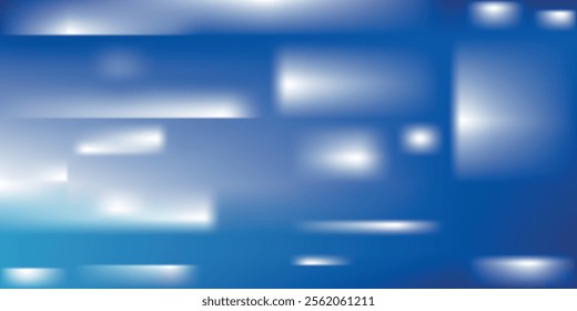 Vibrant fluid blue background. Abstract futuristic backdrop design. Vector illustration.