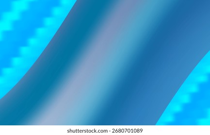 Fundo azul fluido vibrante. Design de fundo futurista abstrato. Ilustração vetorial.
