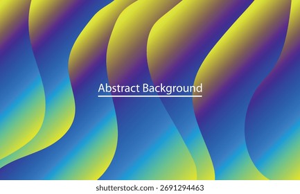 Cores vibrantes do gradiente de plano de fundo abstrato da onda fluida