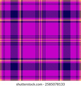 Vibrant fuchsia plaid pattern.  Bold intersecting lines create a dynamic textile design perfect for fashion, home decor, or website backgrounds.