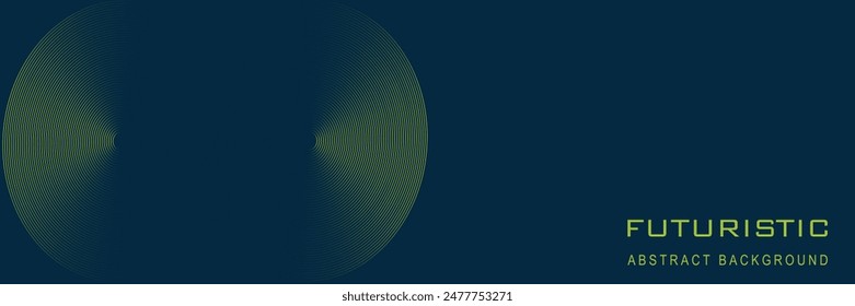 Un fondo abstracto vibrante y futurista con diseños circulares degradados en tonos verdes y azules. Los intrincados patrones de línea y las transiciones dinámicas de color crean un ambiente moderno y tecnológico.