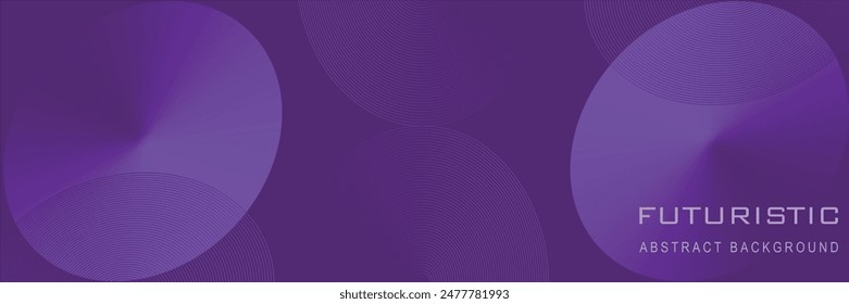 A vibrant, futuristic abstract background featuring circular gradient designs in shades of purple and dark purple. The intricate line  and dynamic color transitions create a modern, technological