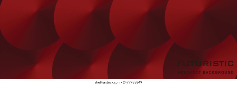 A vibrant, futuristic abstract background featuring circular gradient designs in shades of dark red and red. The intricate line patterns and dynamic color transitions create a modern, technological