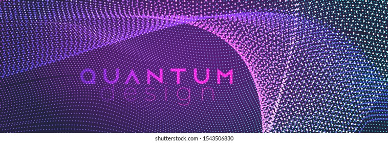 Vibrant futuristic dynamic  vector background. Neon galaxy flow motion 