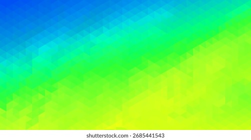 Plano de Fundo de Gradiente Abstrato Geométrico Vibrante com Cores de Mesclagem Suaves