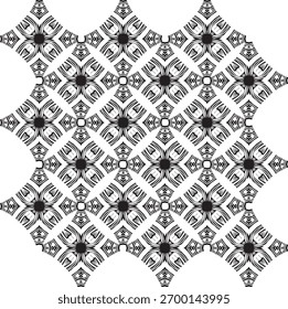 Vibrant geometric abstract pattern with symmetrical diamond and line shapes creating a modern optical texture. Perfect for textile prints, packaging, wallpapers, and digital backgrounds.
