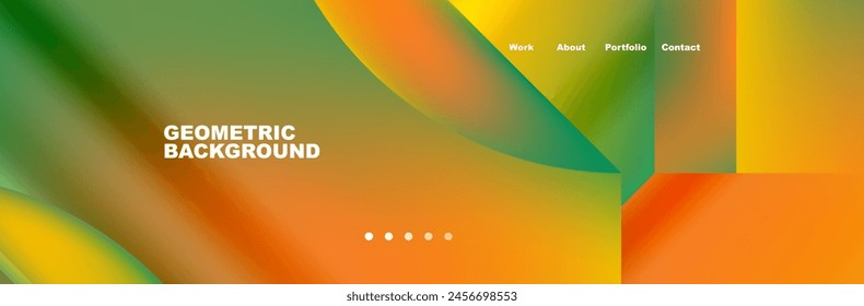 Un fondo geométrico vibrante con un efecto borroso, con círculos y patrones en tonos y tonos coloridos. Perfecto para publicaciones de arte y proyectos de Fotografía macro