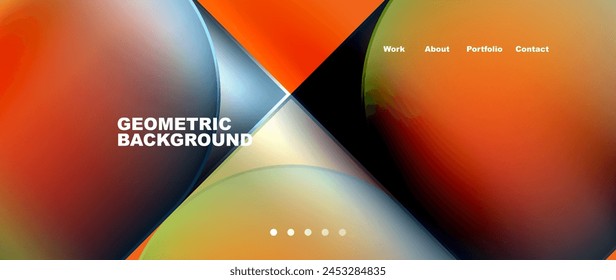 Vibrant geometric background featuring colorful circles and squares in shades of amber and orange, reminiscent of a DVD or CD publication cover design