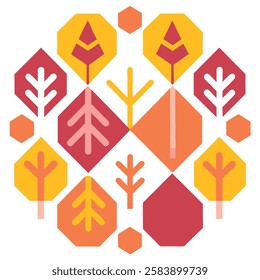 Vibrant geometric cube pattern vector art illustration with a colorful modern design, perfect for packaging, digital graphics, and creative branding.