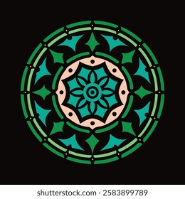 Vibrant geometric cube pattern vector art illustration with a colorful modern design, perfect for packaging, digital graphics, and creative branding.