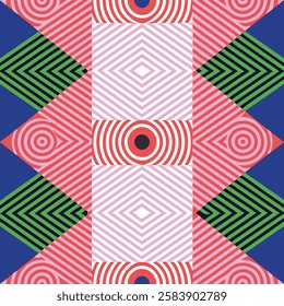 Vibrant geometric cube pattern vector art illustration with a colorful modern design, perfect for packaging, digital graphics, and creative branding.