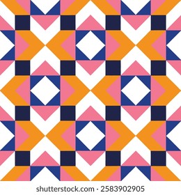 Vibrant geometric cube pattern vector art illustration with a colorful modern design, perfect for packaging, digital graphics, and creative branding.