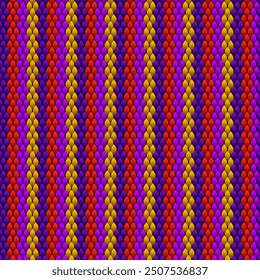 Vibrant Geometric Dot Illusion, seamless pattern