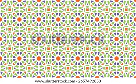 Vibrant Geometric Moroccan Tile Pattern
