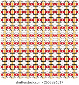 Vibrant geometric pattern. Colorful block texture. Abstract decorative background. Vector modern design. EPS 10.