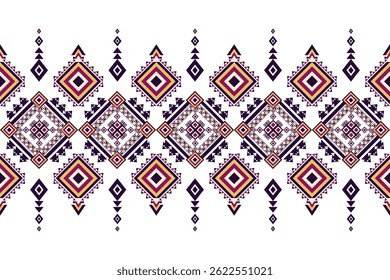 Vibrant geometric pattern design digital art textile abstract colorful contemporary