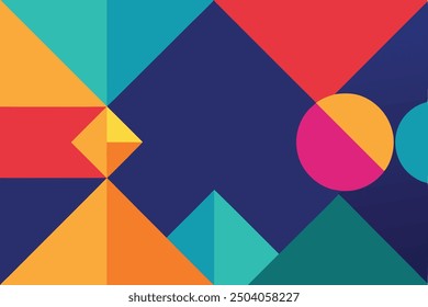 A vibrant geometric patterns screen background image, perfect for adding a stylish and modern touch to your digital decor. Ideal for screens, wallpapers, and contemporary design projects.