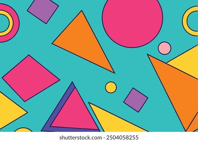 A vibrant geometric patterns screen background image, perfect for adding a stylish and modern touch to your digital decor. Ideal for screens, wallpapers, and contemporary design projects.