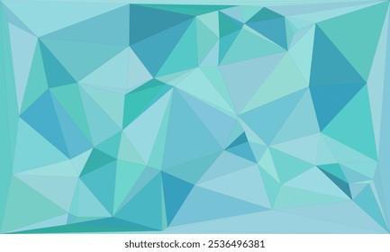 Vibrant Geometric Polygon Background Mix in Red, Blue, Green, Yellow, and Purple