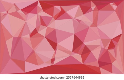 Vibrant Geometric Polygon Background Mix in Red, Blue, Green, Yellow, and Purple