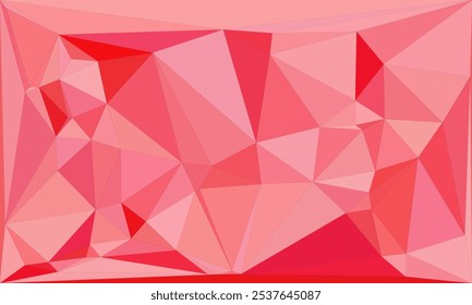 Vibrant Geometric Polygon Background Mix in Red, Blue, Green, Yellow, and Purple