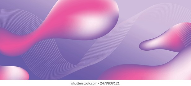 Vector de fondo degradado de Formas geométricas vibrantes.  Abstractas Fondo de pantalla de diseño moderno para landing page, portadas, folletos, volantes, presentaciones, Anuncios. Ilustración vectorial.