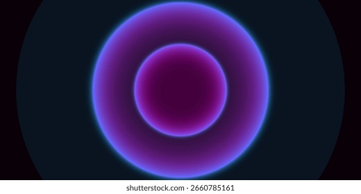 Esfera brilhante da partícula 3d. Conceito de assistente de IA virtual. Tecnologia abstrata, ciência, engenharia, inteligência artificial e redes neurais. Colorido neon energia orbe.
