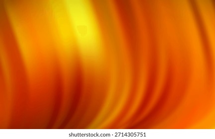 Fundo abstrato dourado vibrante com linhas onduladas fluentes e faixas de luz macia. Ideal para projetos criativos, layouts tecnológicos e marcas elegantes que precisam de calor, energia, 