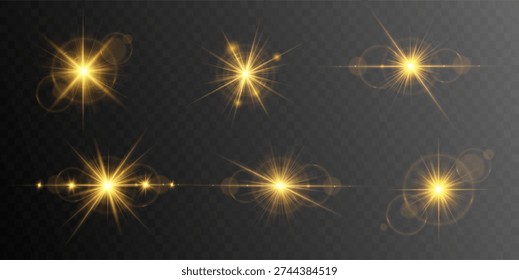 Vibrant golden explosion with radiant beams shines intensely. Bright glow and soft haze build warmth.