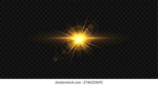  Vibrant golden explosion with radiant beams shines intensely. Bright glow and soft haze build warmth.
