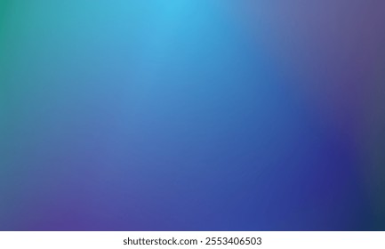 Vibrant Gradient Abstract Background In Blue And Green Tones, gradient mesh