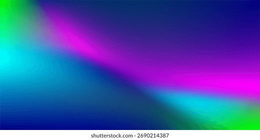 Vibrant Gradient Abstract Background With Neon Colors For Digital Art And Tech Projects. dark pink navy and blue background.