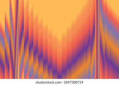 Fundo abstrato de gradiente vibrante com linhas verticais