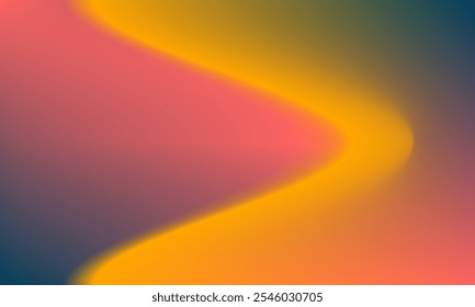 A vibrant gradient background blending deep blue, warm orange, and pink with a smooth wavy transition. Ideal for energetic, modern designs seeking a bold yet soft visual appeal.