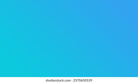 A vibrant gradient background blending shades of cyan and blue, creating a fresh and dynamic aquatic aesthetic.