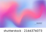 Vibrant Gradient Background. Blurred Color Wave. Vector EPS.